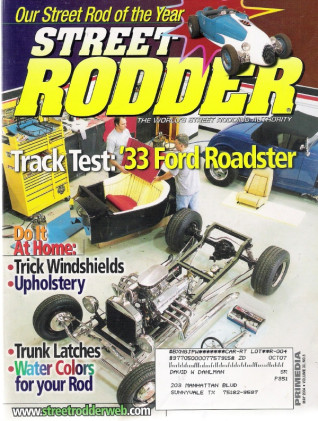 STREET RODDER 2004 MAY - 5.0 INTO A 41 FORD, FLAMES IN WATER BASE PAINTS
